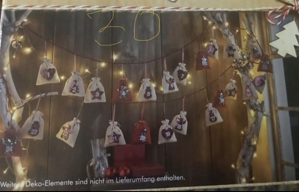 Calendar advent de perete