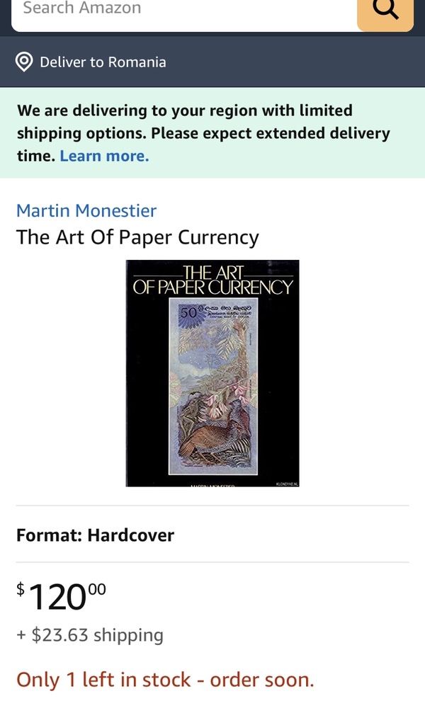 The art of paper currency