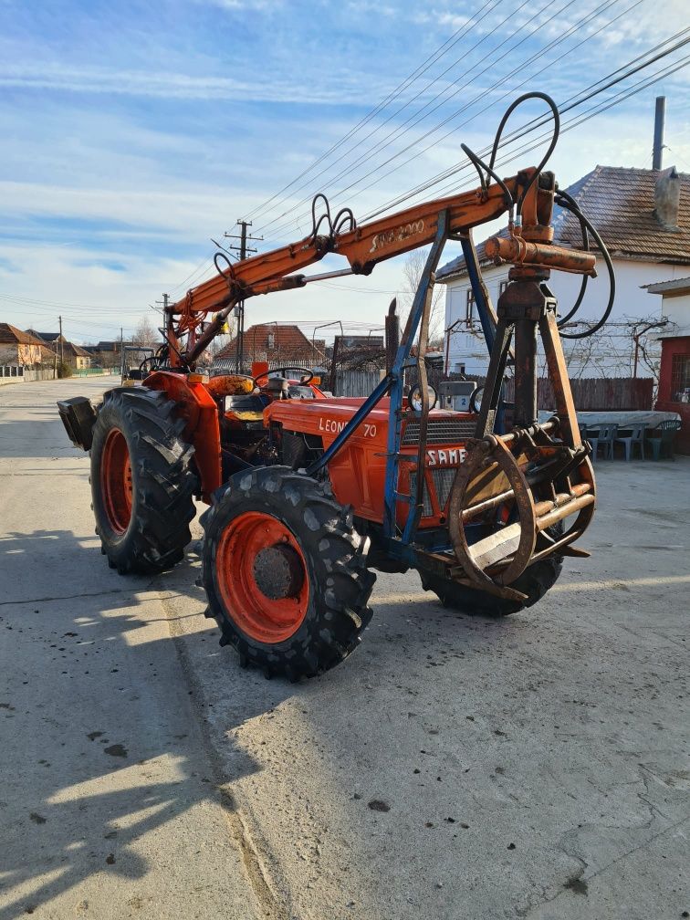 Tractor Same Leone 70 4×4 cu Graifer