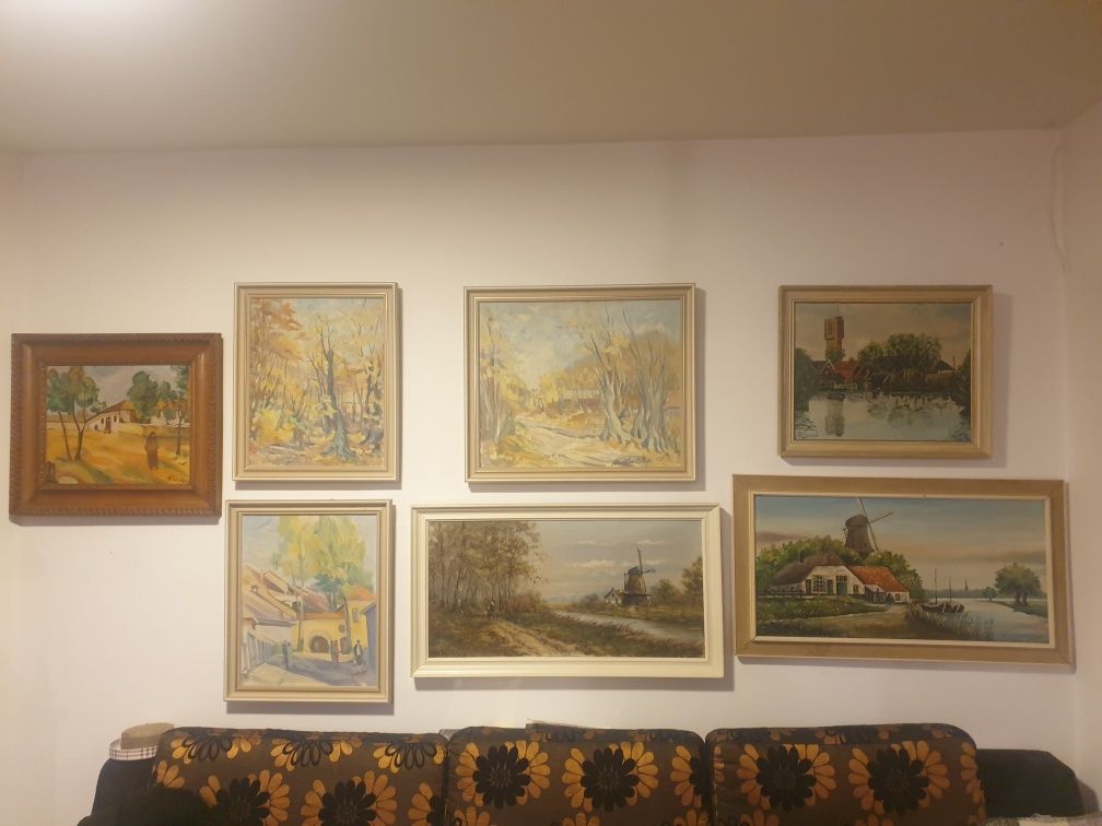 Vând colecție personală tablouri 30-35 bucăți