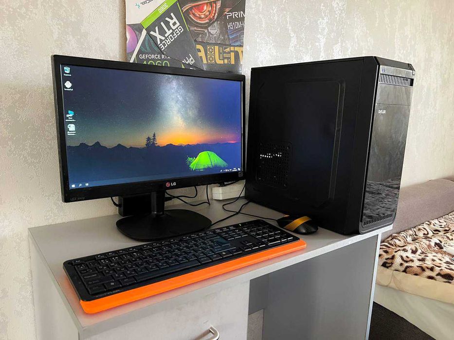 Компьютер Core i5-3470/ 8gb/ ssd+hdd + Монитор + клавиатура + мышь