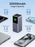 UGREEN Power Bank 20000mAh 130W – для ноутбука и телефона