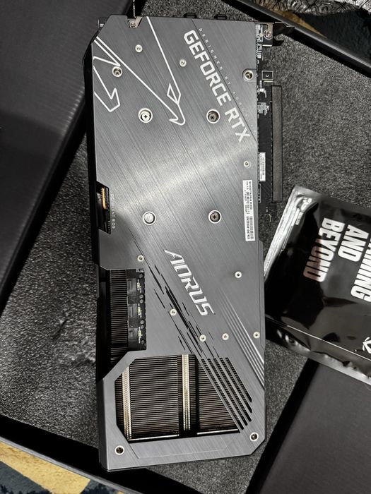 Placa video Gigabyte Aorus Nvidia GeForce RTX 3070 Ti MASTER 8GB