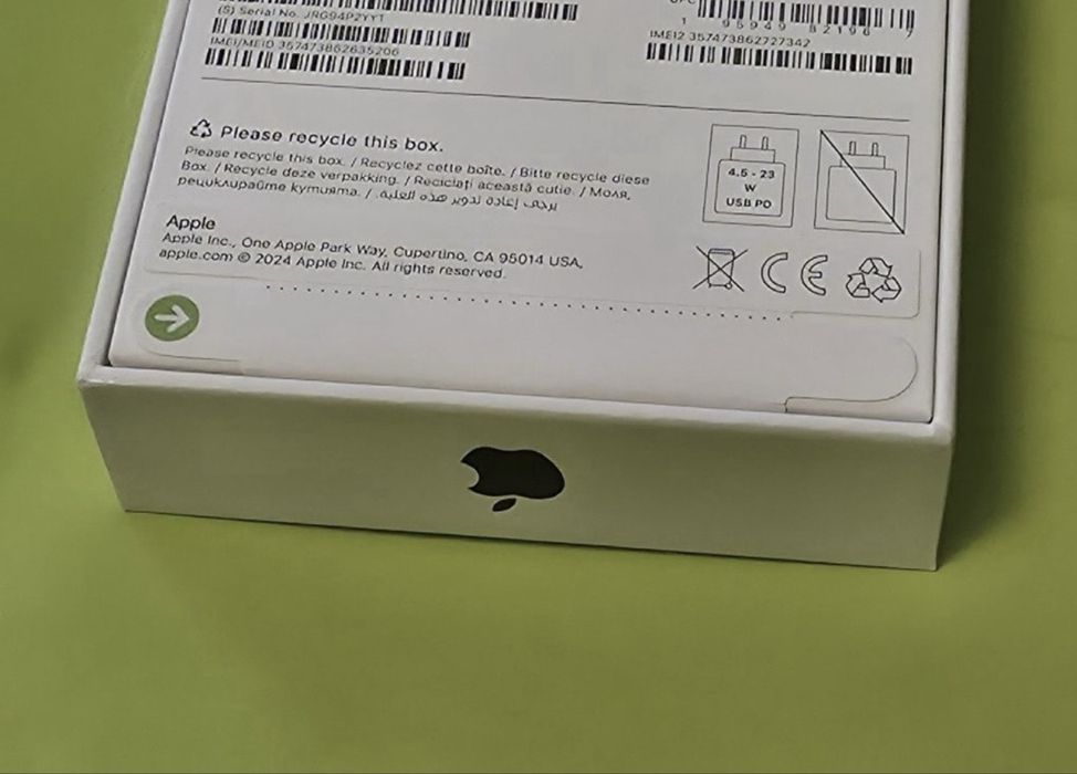 ЗАПЕЧАТАН 128GB iPhone 16 YETTEL Гаранция 2027 Black / Черен
