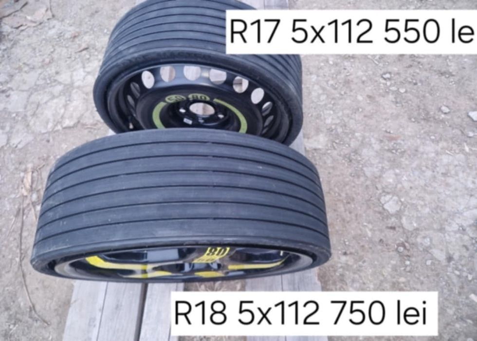 Rezervă slim Audi 5x112 R19 și R20