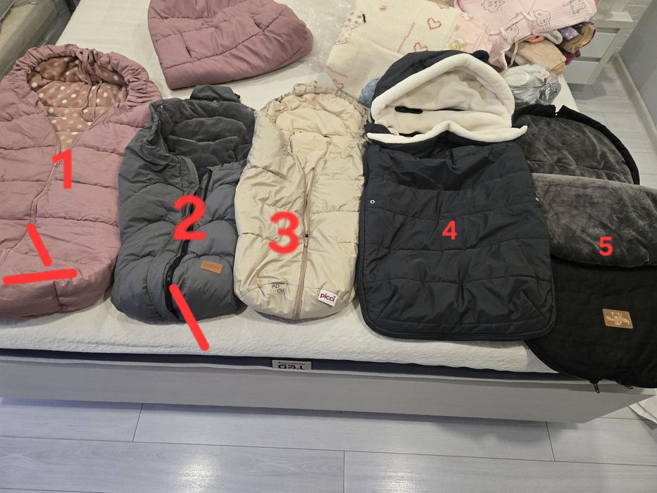 Чувалчета топли за количка евтини и нови