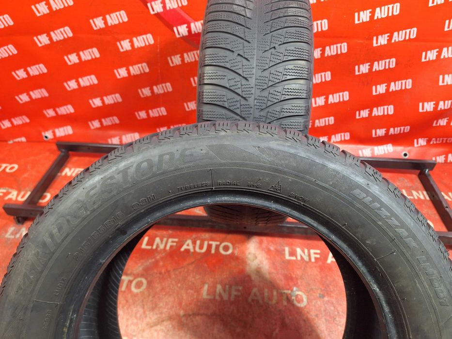 Anvelope de IARNA - 215/55/16 - BRIDGESTONE - 5.4 MM - DOT 2017 !