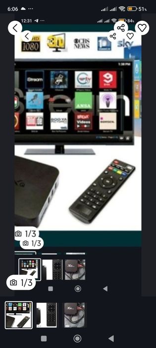 Тв бокс  х 96 мини.