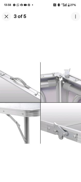 Сгъваема маса за къмпинг/риболов