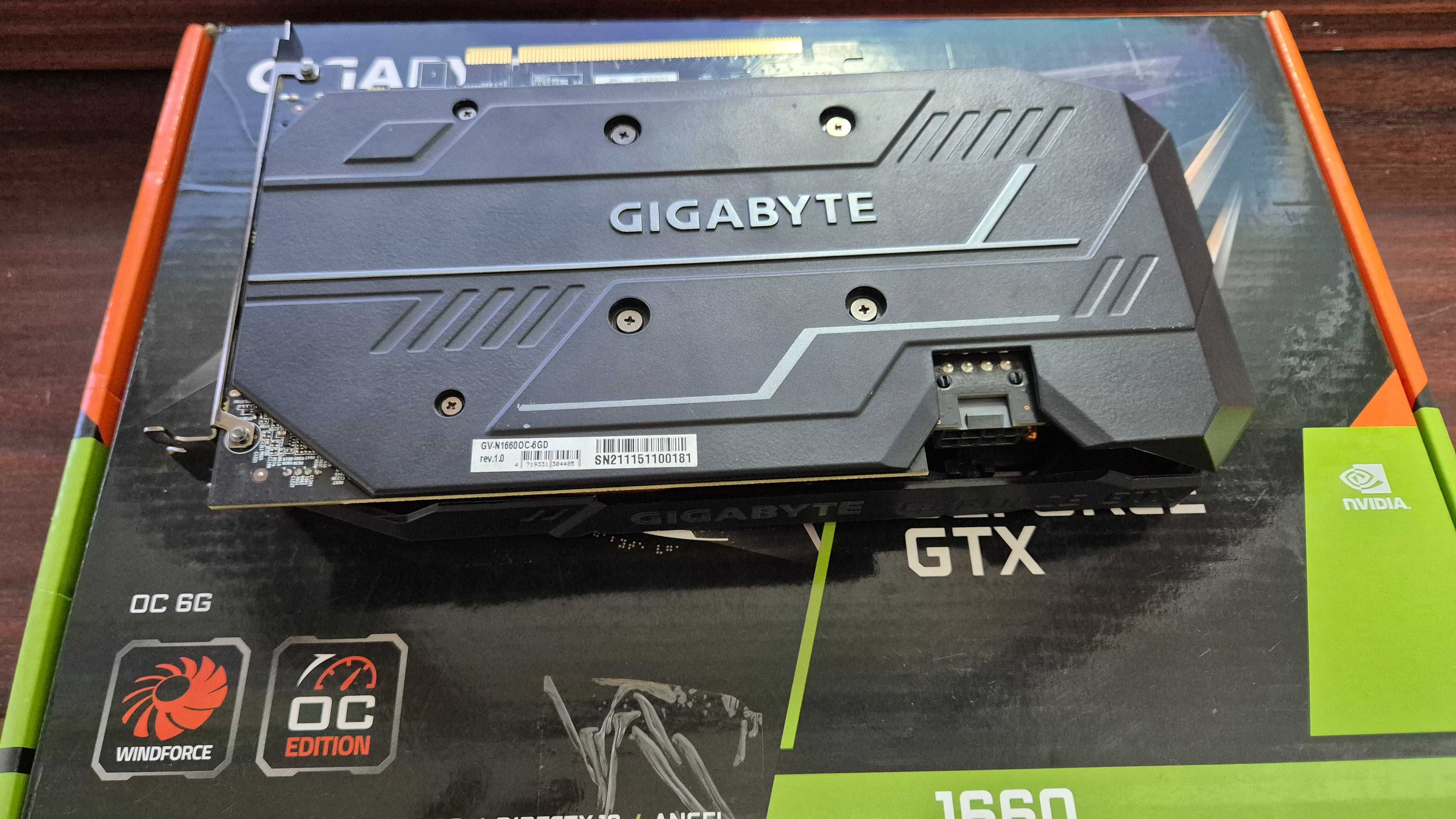 gigabyte nvidia GTX 1660 6GB