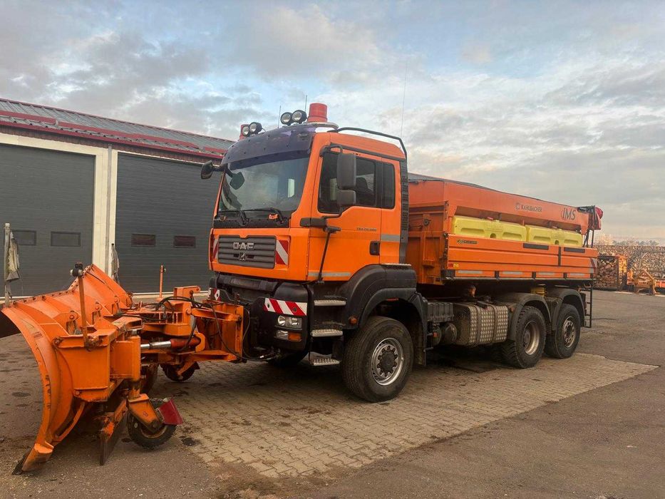MAN TGS 6X4-4,EURO 4, echipat de iarnă