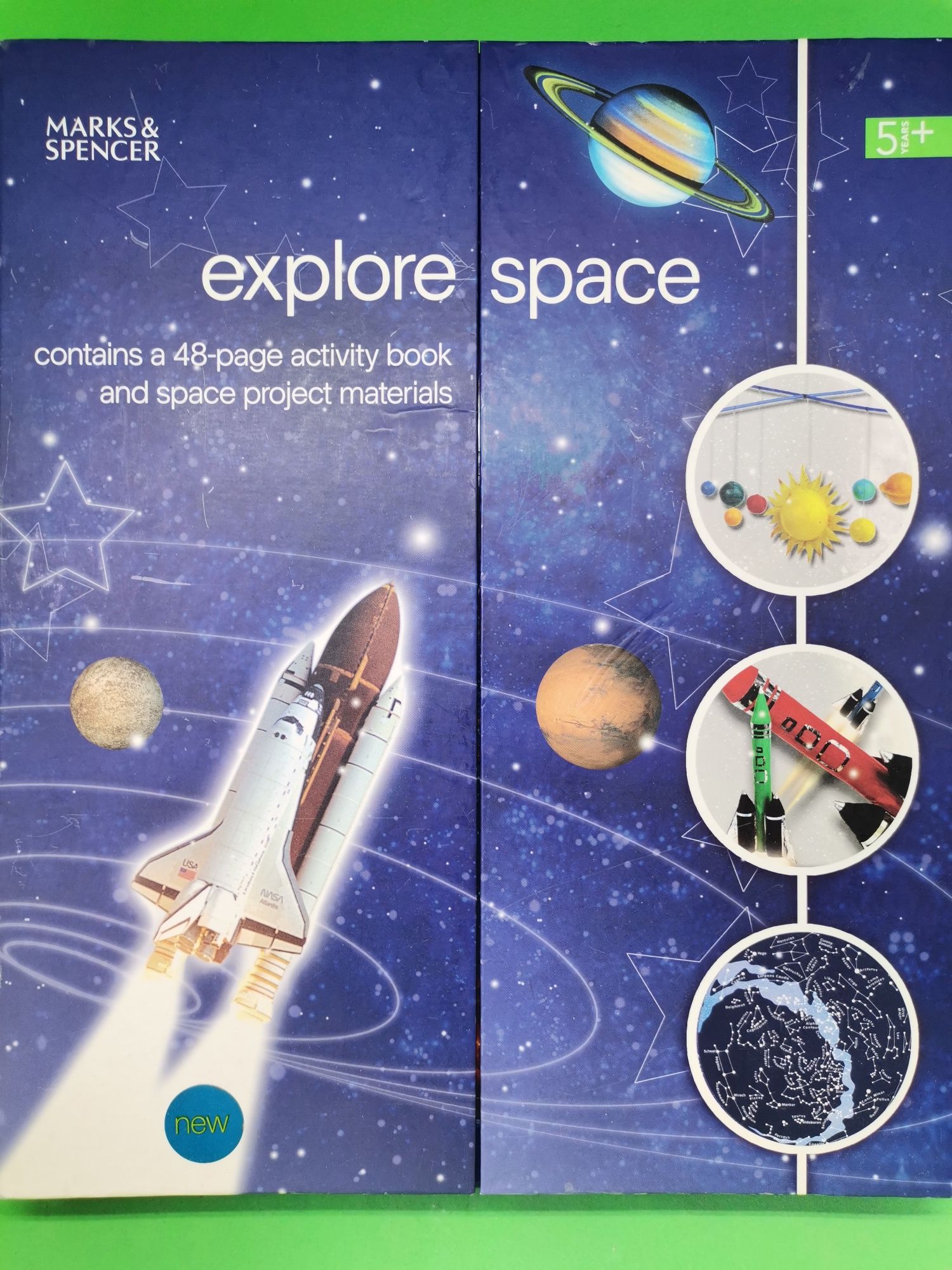 Joc spațial de construcție și educativ Explore Space. Kit de asamblare