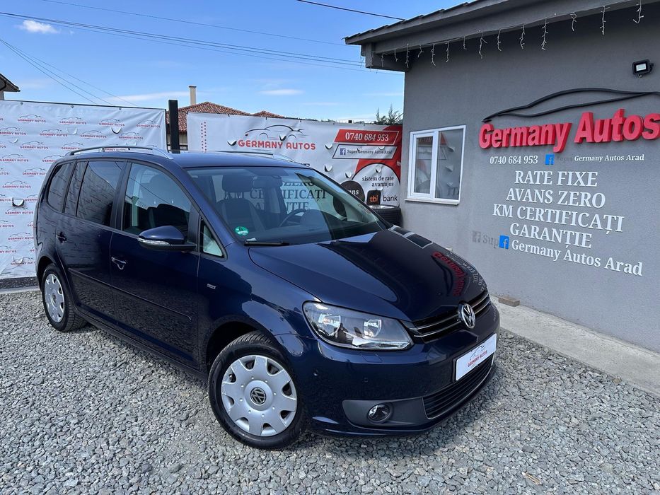 Volkswagen Touran RATE/GARANTIE1.6diesel 2014 facelift pilot navi inc scaune senzori