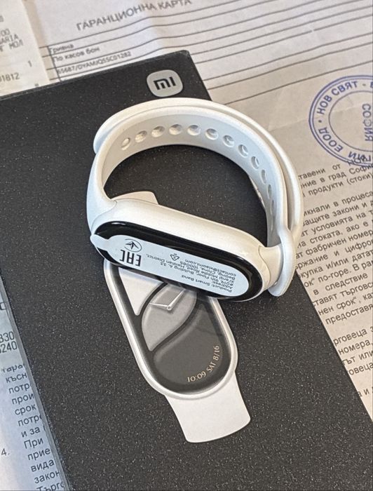 КАТО НОВ Xiaomi Smart Band 10 Гаранция Xiaomi 2027 г. Ceramic
