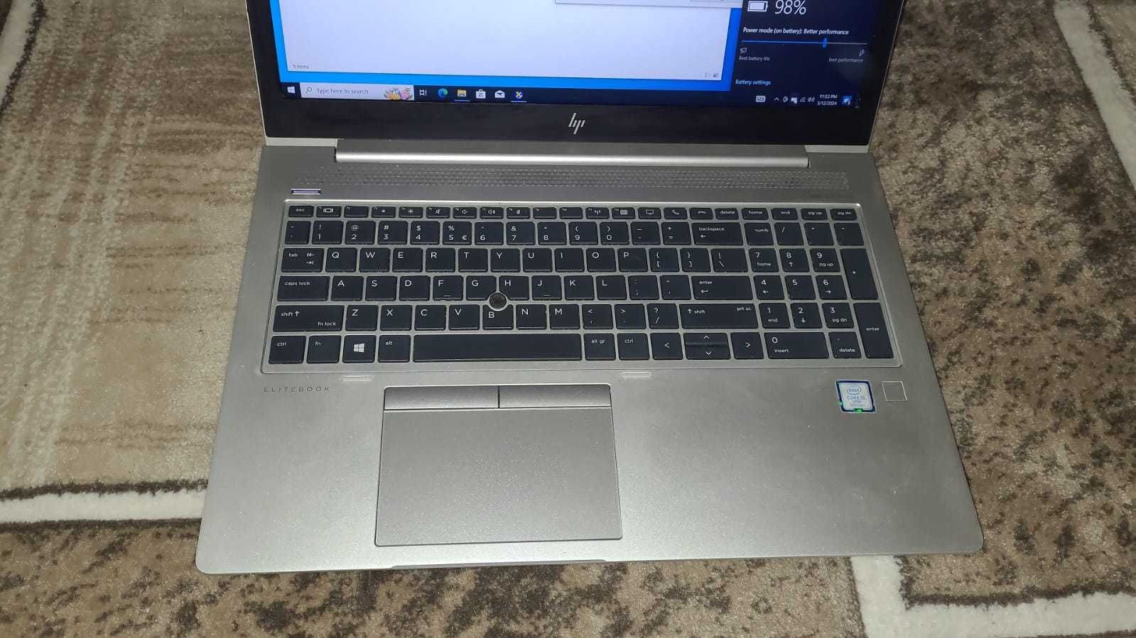 Laptop HP Elitebook 850 G6  cu i5-8365U , 16 gb si ssd 1 tb nvme