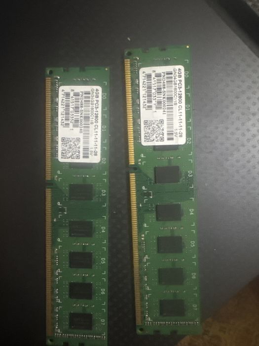 Оперативная память 2x4GB DDR3 PC3-12800