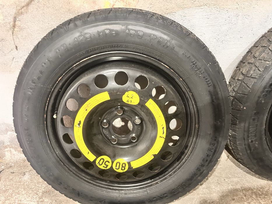 Резервна гума с ключ Mercedes ML-W164 / W166 комплект Патерица