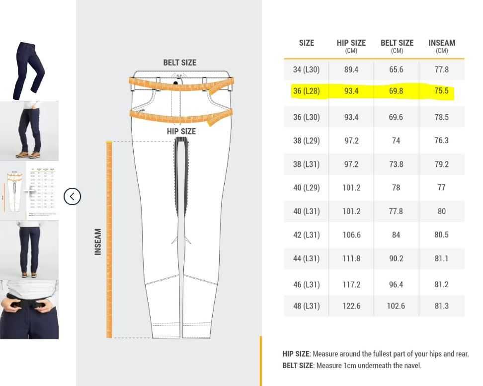 Pantaloni ski Hidrofob Drumeție pe zăpadă SH500 Mountain Decathlon