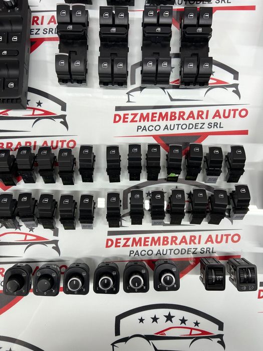 Set Butoane/Buton Geam/Geamuri Panou Oglinzi Vw Golf Passat Tiguan
