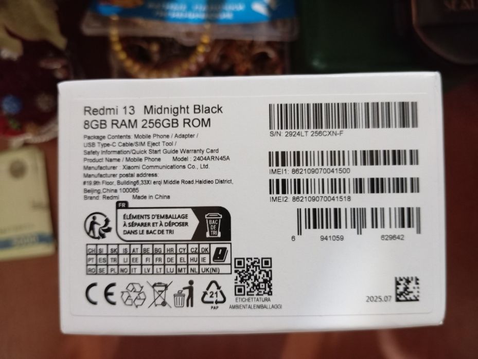 Redmi 13 8/256 sotiladi