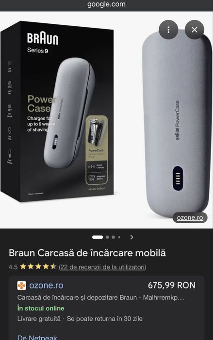 Braun Carcasă de încărcare și depozitare
