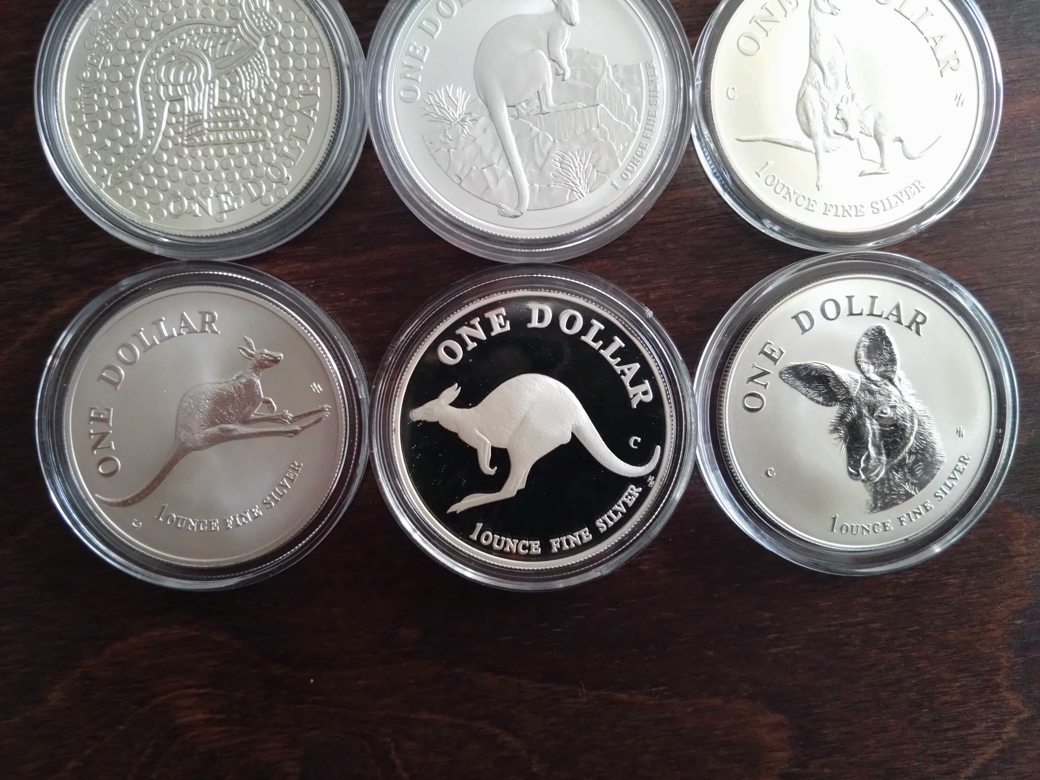 Сребърни монети "Австралийско кенгуру", 1oz