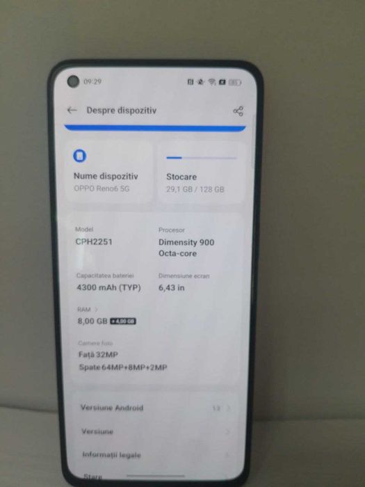 oppo reno 6 (m3) star amanet