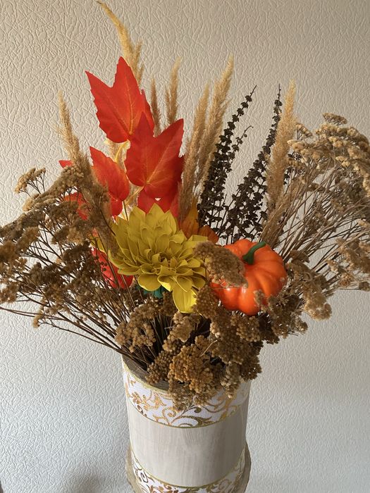 Экибана в школу, осенняя поделка, осенний декор