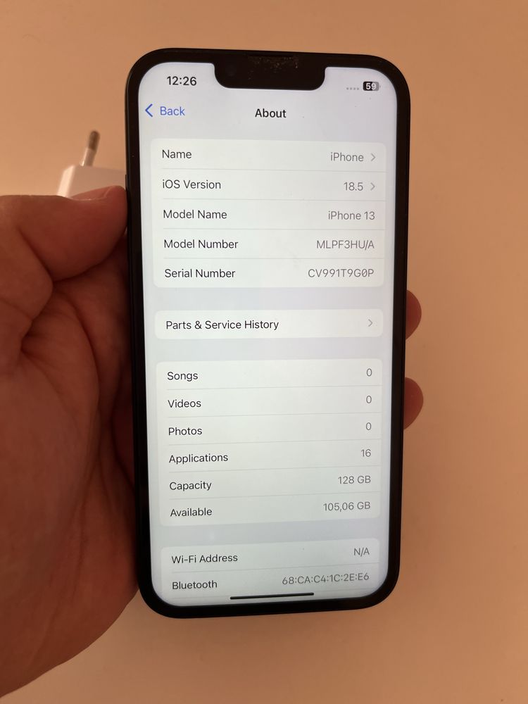 Iphone 13 128GB 90% bat
