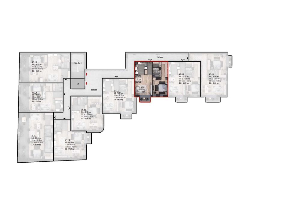 Apartament de vânzare – Nr. 7 | Sophie Residence, Oradea