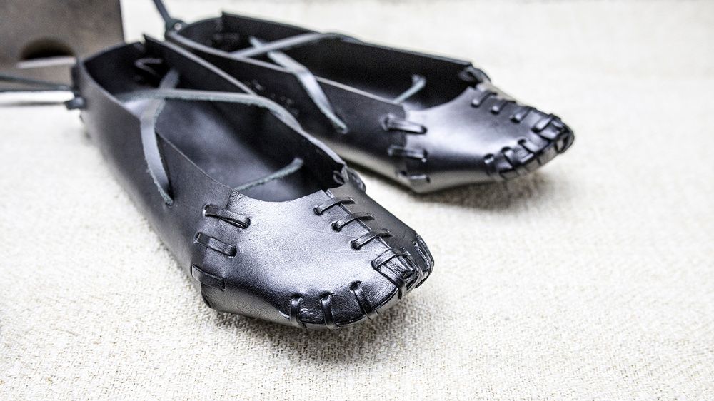 Opinci din Piele Popular Brau IE Dansuri Serbare Copi