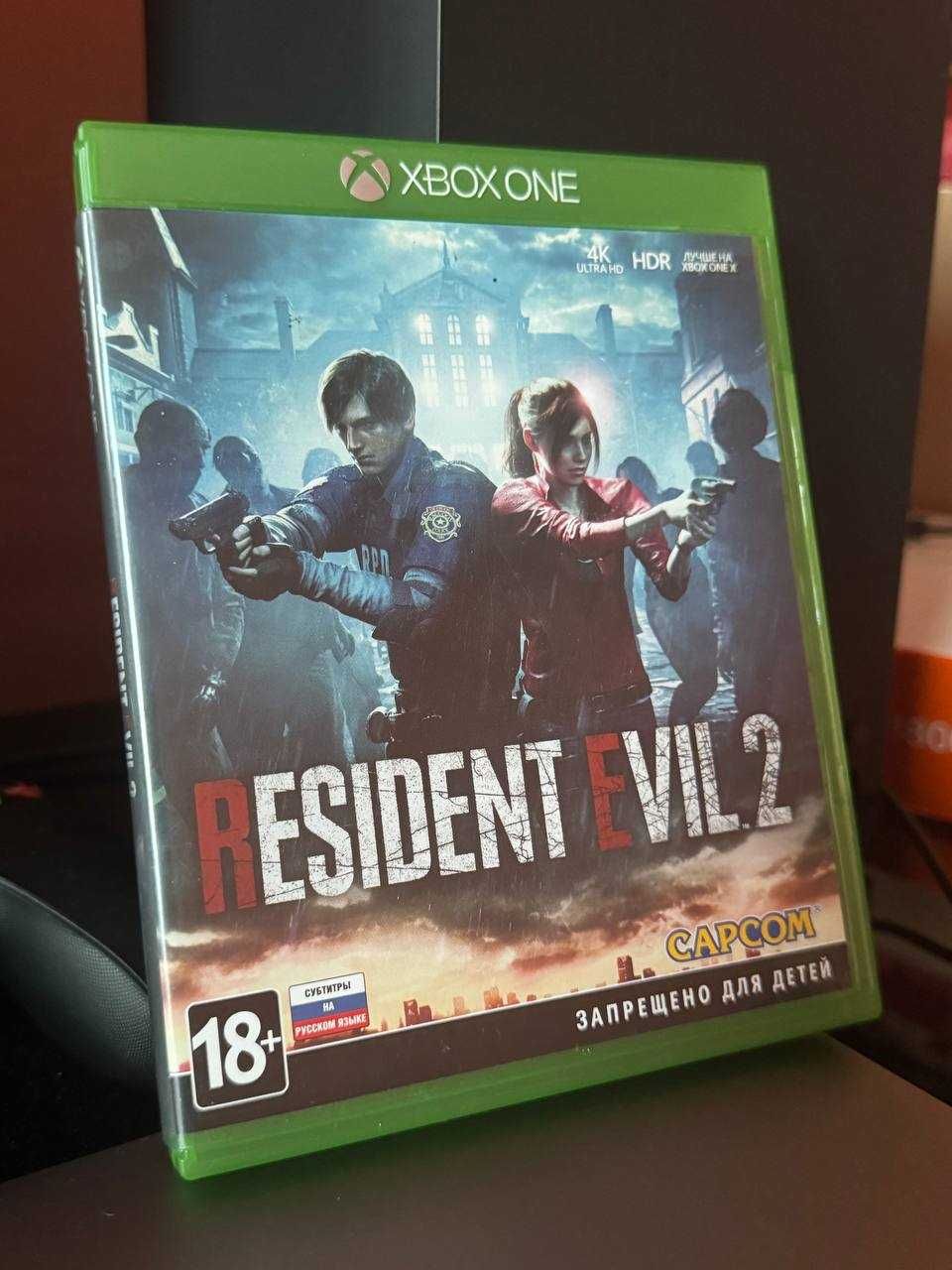 Resident Evil 2 Remake. Xbox диск с игрой.