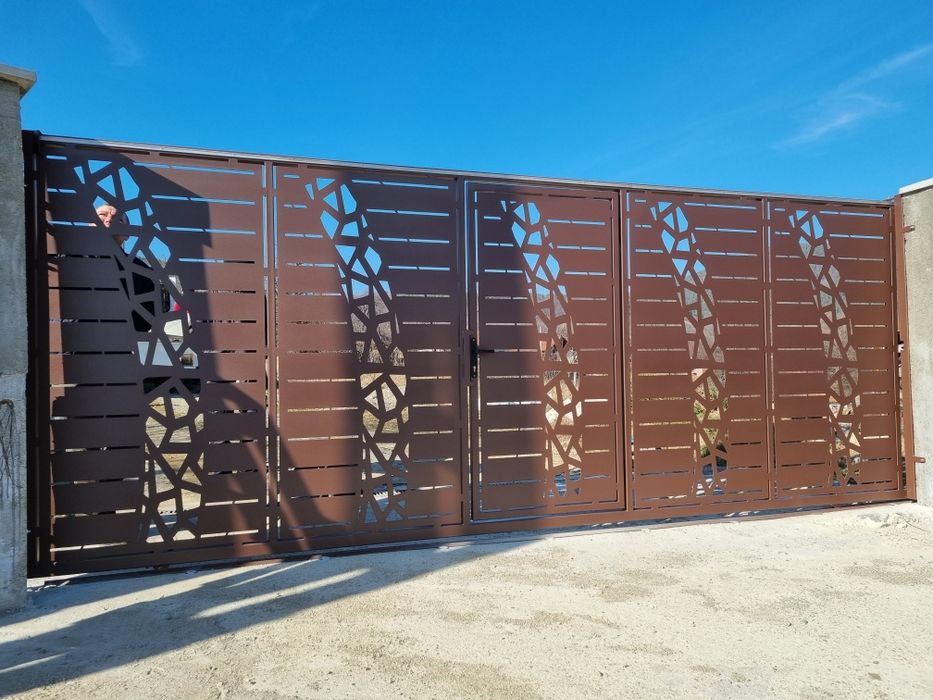 Porti,panouri gard,balustrade din tabla debitata cu plasma cnc