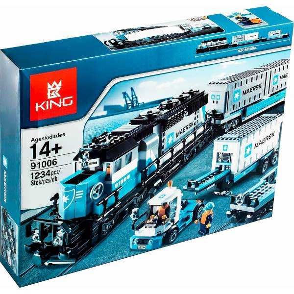 Конструктор KING 21006 Товарный поезд Майорск