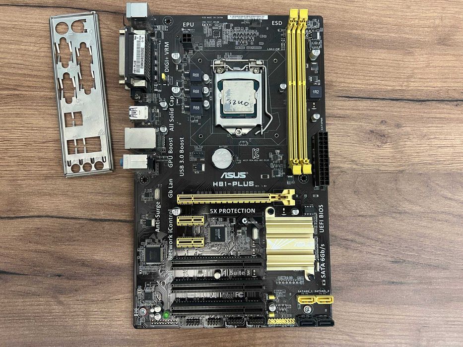 Комплект плата ASUS H81-PLUS + Процессор G3240 (LGA 1150)