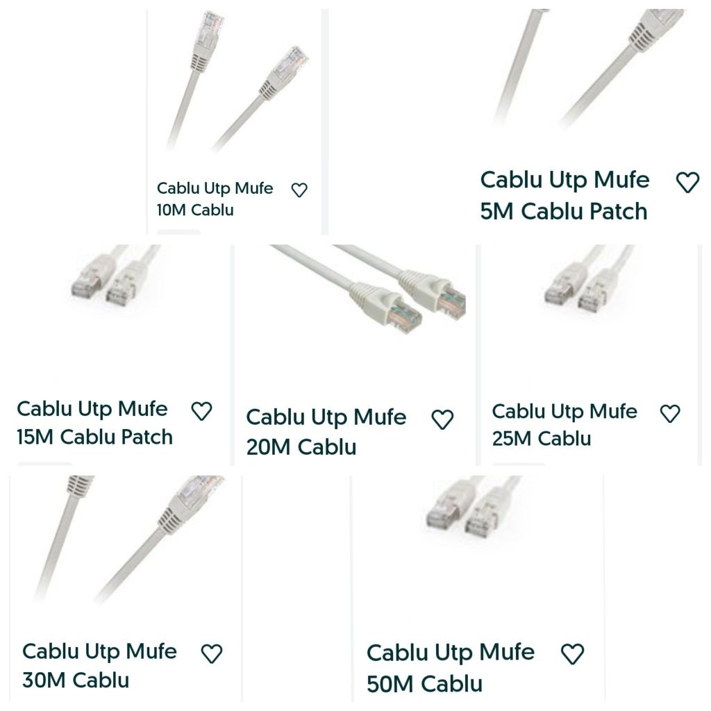 Cablu Utp Mufe Cablu UTP Cablu Utp Mufat Cablu Net Cablu Ethernet