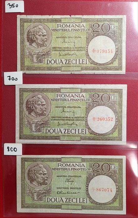 Bancnote 20 lei 1947/50 bani vechi