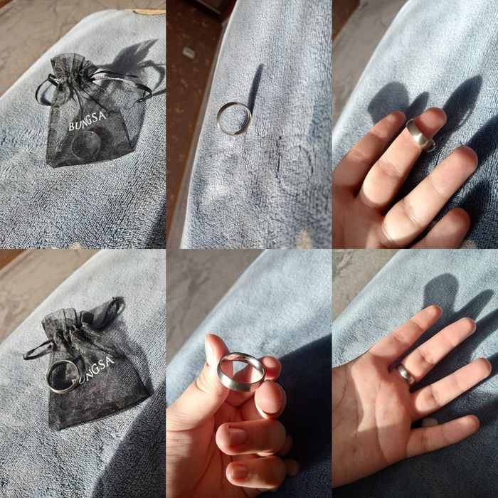 Кольцо мужское серебреное