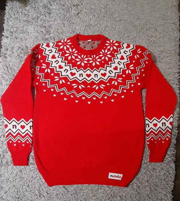 Pulover de Crăciun Nutella