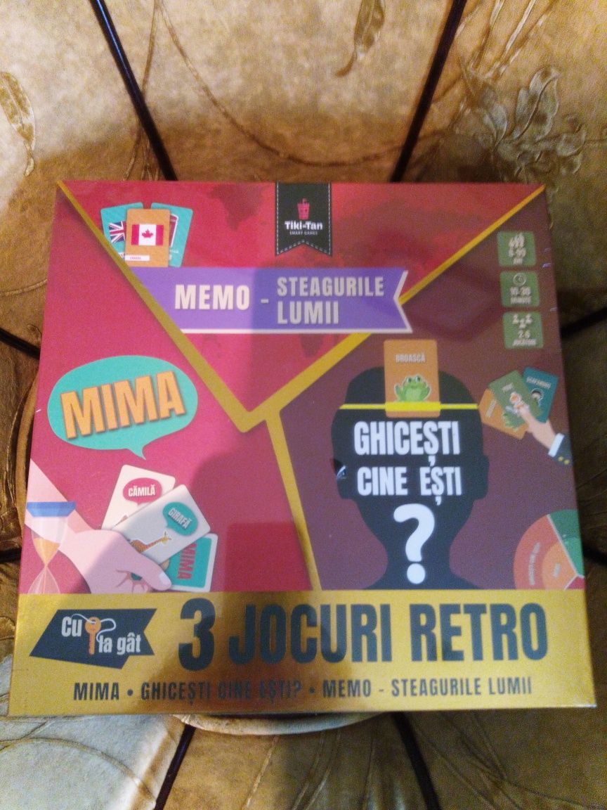 3 jocuri retro: memo,mima, ghicește