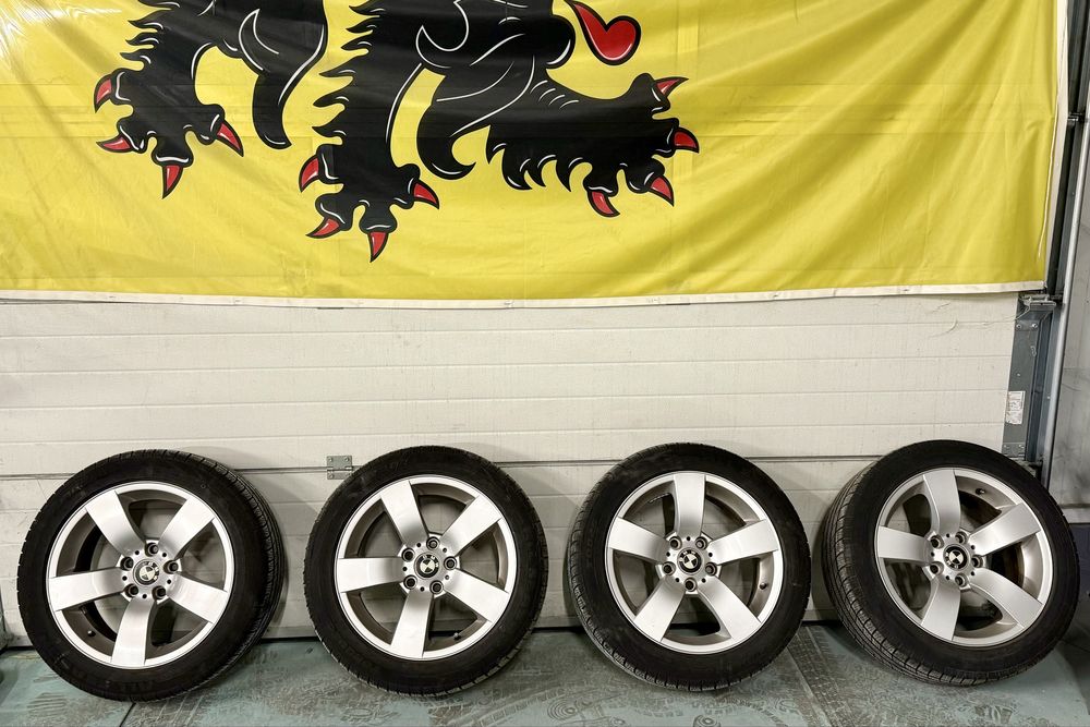 Roti Jante originale Bmw 17 Style 122 cu anvelope Noi All Season