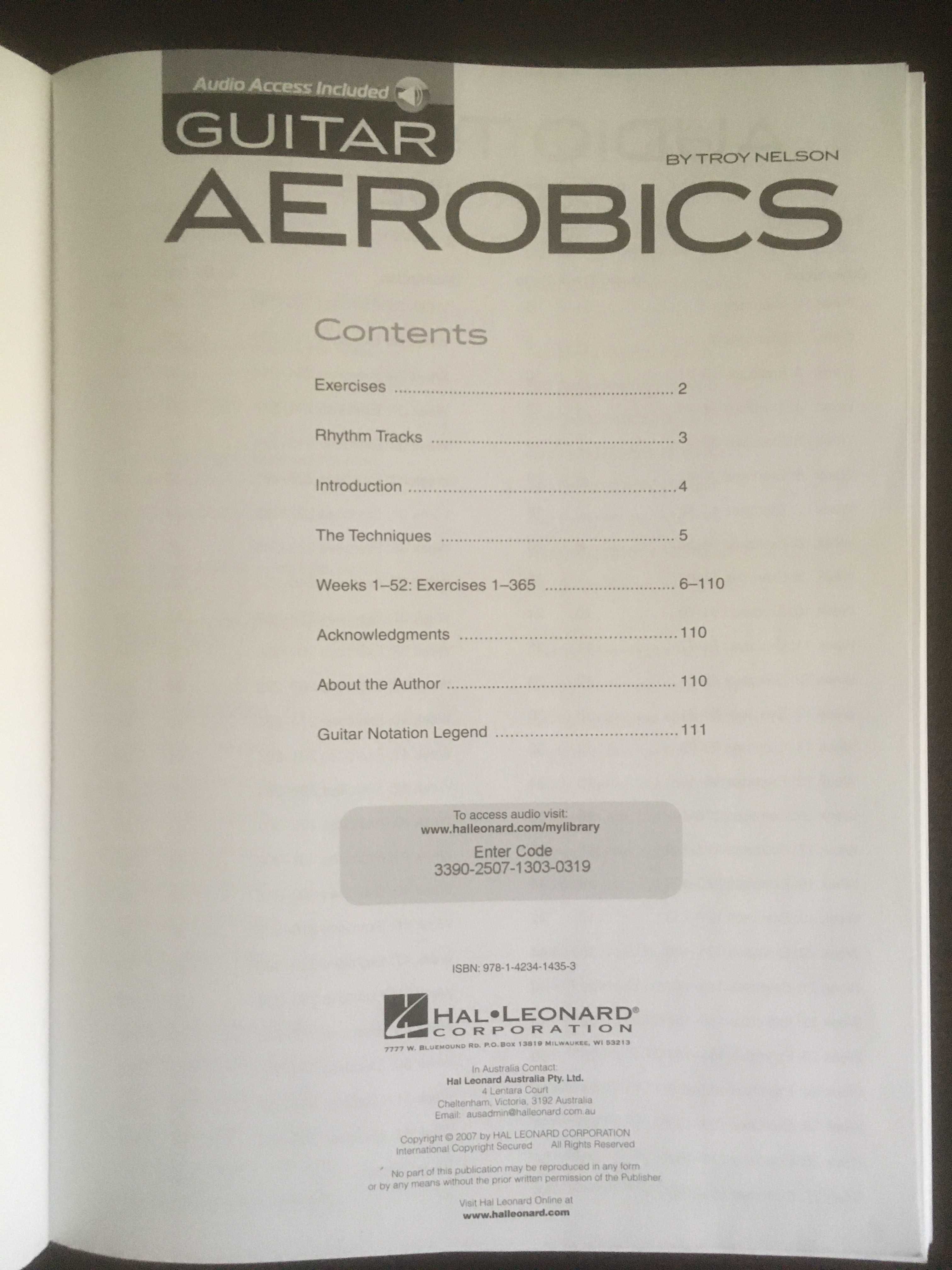 Книга за китара Guitar Aerobics