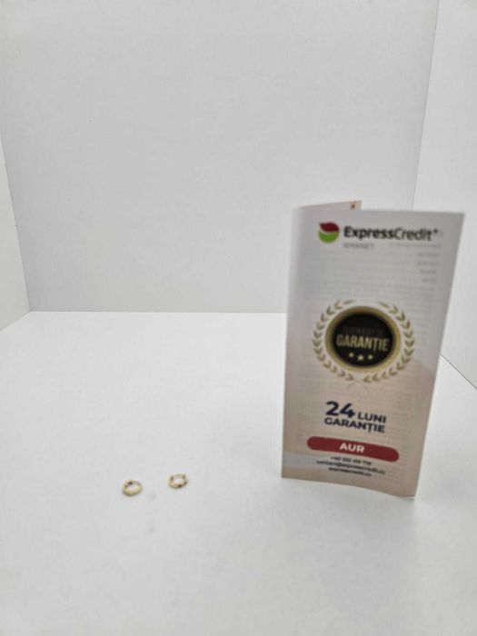 Cercei aur 14K 0.87gr (Ag25 Belvedere B.40393.4)-Garantie 2 Ani!