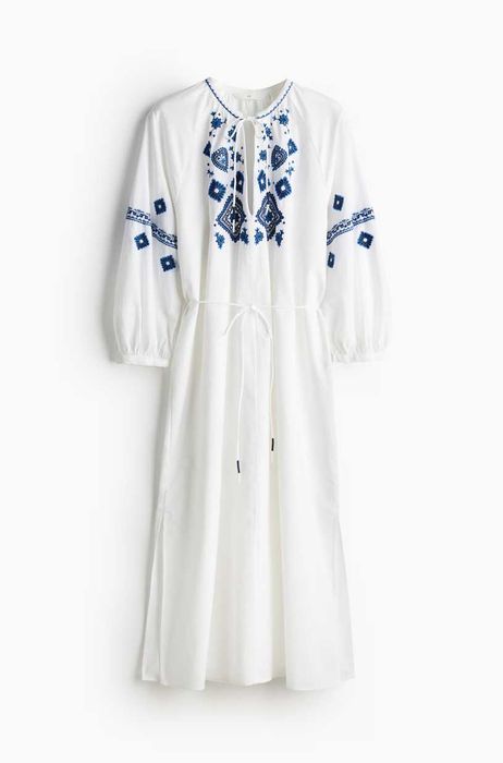 Новые платья H&M, лен/хлопок, размер L (50/56) / XL(54/60)