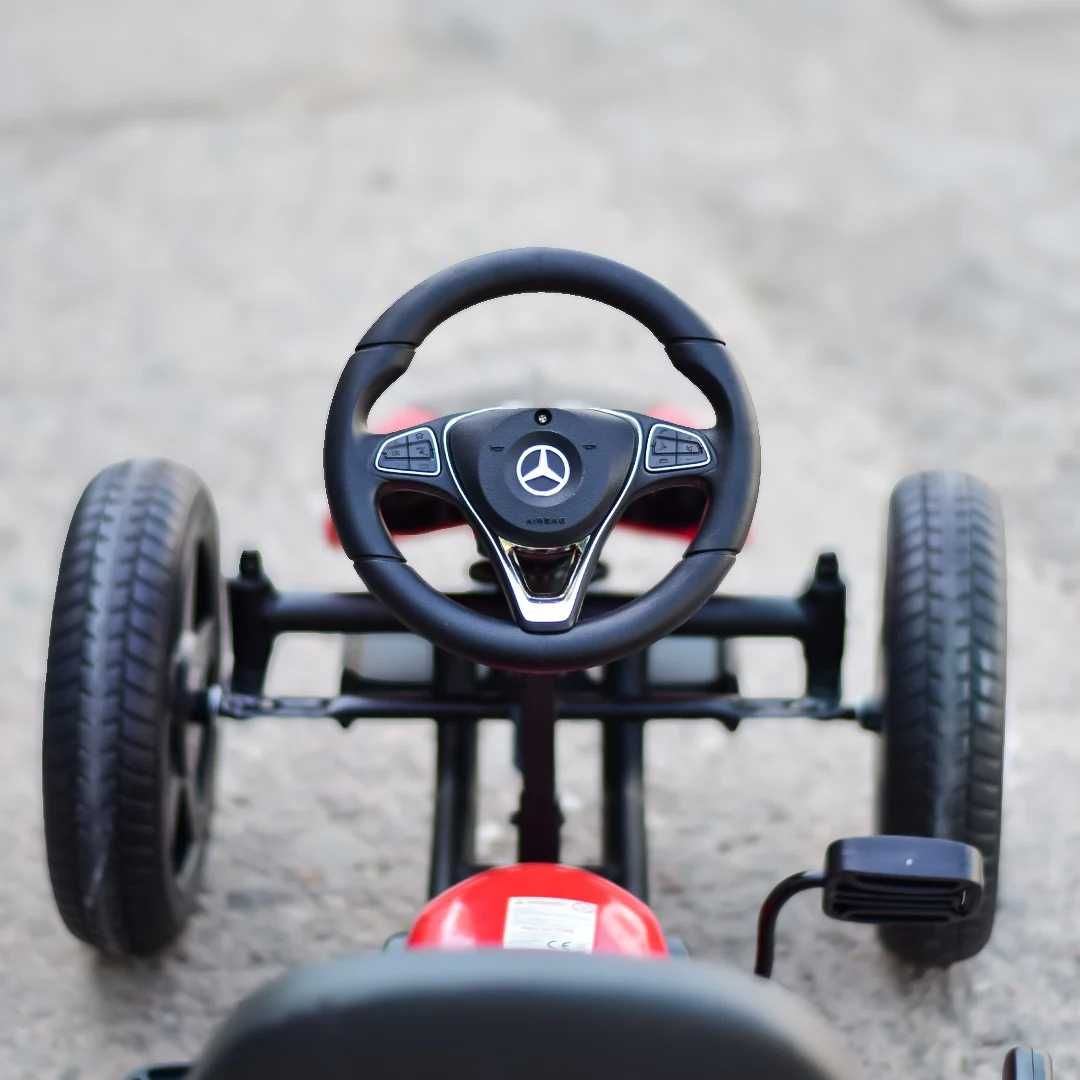 GO Kart cu pedale, roti cauciuc solid,scaun reglabil,centura  NOU