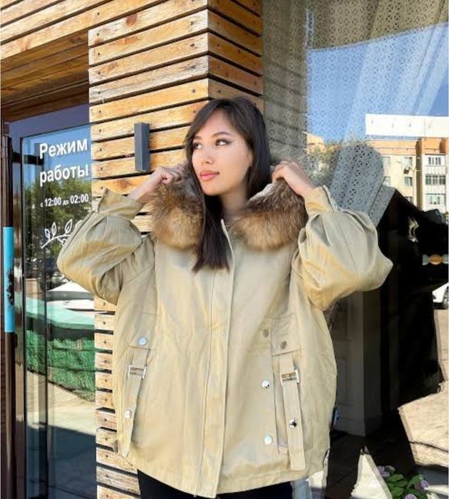 Парка автолели мех натуральный