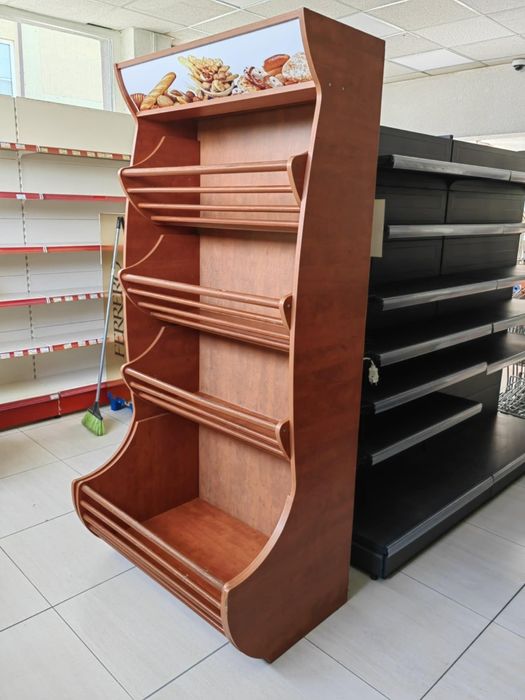 Дървен стелаж за хляб
