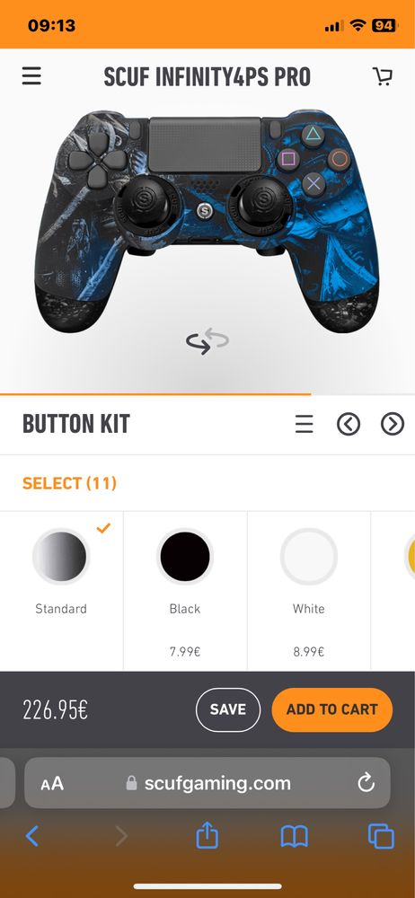 Controller PS4 Scuf Impact