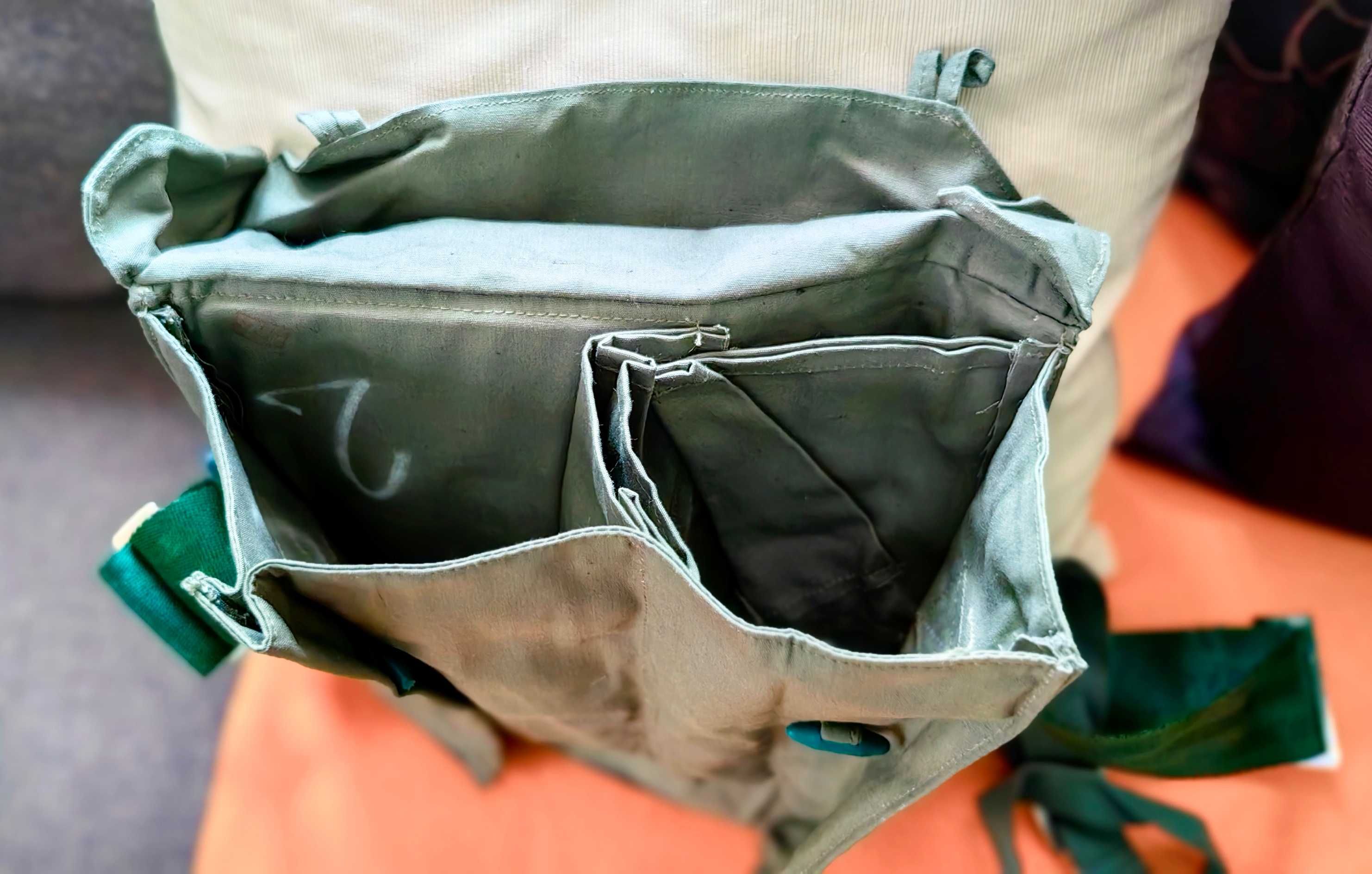 Брезентова военна чанта от противогаз