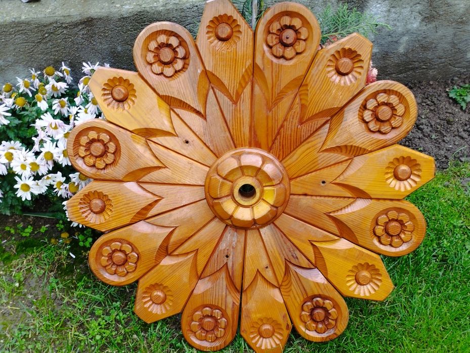 Орнамент дърворезба за абажур диаметър 68 см.